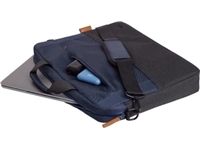 Een Trust laptoptas Lisboa voor 16 inch laptops, blauw koop je bij Muys Kantoor & Kado