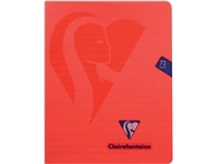 Een Clairefontaine schrift mimesys voor ft A5, 72 bladzijden, kaft in PP, gelijnd, geassorteerde kleuren koop je bij Muys Kantoor & Kado