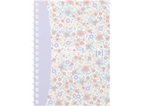 Een Oxford Floral softcover spiraalschrift, ft A6, 50 vel, geruit 5 mm, 4 geassorteerde designs koop je bij Muys Kantoor & Kado