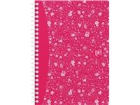 Een Oxford Floral hardcover spiraalschrift, ft A5, 60 vel, geruit 5 mm, 4 geassorteerde designs koop je bij Muys Kantoor & Kado