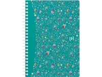 Een Oxford Floral hardcover spiraalschrift, ft A5, 60 vel, geruit 5 mm, 4 geassorteerde designs koop je bij Muys Kantoor & Kado