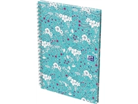 Een Oxford Floral hardcover spiraalschrift, ft A5, 60 vel, gelijnd, 3 geassorteerde designs koop je bij Muys Kantoor & Kado