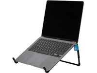 Een R-Go Steel Travel laptopstandaard, zwart koop je bij Muys Kantoor & Kado