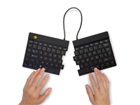 Een R-Go Split Break ergonomisch Bluetooth toetsenbord, azerty, zwart koop je bij Muys Kantoor & Kado