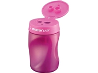 Een STABILO EASYsharpener potloodslijper, 2 gaten, voor rechtshandigen, roze koop je bij Muys Kantoor & Kado