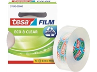 Een Tesafilm eco&clear ecoLogo, ft 19 mm x 33 m koop je bij Muys Kantoor & Kado