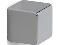 Een MAUL neodymium kubusmagneet 10 x 10 x 10 mm, trekkracht 3,8 kg, voor glas- en whitebord, blister van 4 st koop je bij Muys Kantoor & Kado