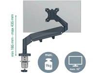 Een Leitz Ergo ruimtebesparende monitorarm, enkel, grijs koop je bij Muys Kantoor & Kado