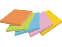 Een Post-it Super Sticky notes Boost, 90 vel, ft 76 x 76 mm, geassorteerde kleuren, pak van 5 blokken koop je bij Muys Kantoor & Kado