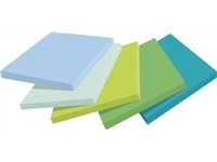 Een Post-it Super Sticky notes Oasis, 90 vel, ft 76 x 76 mm, geassorteerde kleuren, pak van 5 blokken koop je bij Muys Kantoor & Kado