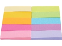 Een Post-It notes markers, 50 blaadjes, pak van 10 blokken, geassorteerde kleuren koop je bij Muys Kantoor & Kado