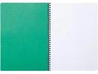 Een Clairefontaine FOREVER spiraalschrift, gerecycleerd, A4, 90g, 120 bladzijden, gelijnd, groen koop je bij Muys Kantoor & Kado