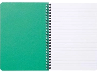 Een Clairefontaine FOREVER spiraalschrift, gerecycleerd, A5, 90g, 120 bladzijden, gelijnd, groen koop je bij Muys Kantoor & Kado