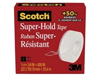 Een Scotch plakband Super Hold, ft 19 mm x 25,4 m, pak van 6 rollen koop je bij Muys Kantoor & Kado