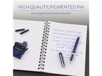 Een Waterman inktpatronen Standard, blauw (Serenity), blister van 36 stuks koop je bij Muys Kantoor & Kado