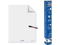 Een Legamaster Magic-Chart flipchart folie, ft 60 x 80 cm, wit, geruit, rol van 25 vel koop je bij Muys Kantoor & Kado