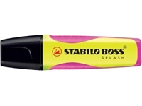 Een STABILO BOSS SPLASH markeerstift, doos van 4 stuks koop je bij Muys Kantoor & Kado