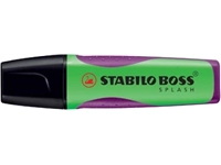 Een STABILO BOSS SPLASH markeerstift, doos van 4 stuks koop je bij Muys Kantoor & Kado