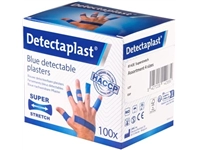 Een Detectaplast Elastic textielpleister, assorti afmetingen, pak van 100 stuks koop je bij Muys Kantoor & Kado