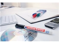 Een Edding permanent marker voor CD/DVD/BD e-8400 blauw koop je bij Muys Kantoor & Kado