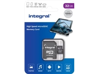 Een Integral microSDHC geheugenkaart, 32 GB koop je bij Muys Kantoor & Kado