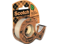 Een Plakband Magic Tape A greener choice, ft 19 mm, 20 m, op dispenser van 100 % gerecycleerd plastic koop je bij Muys Kantoor & Kado