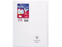 Een Clairefontaine schrift Koverbook voor ft A4+, 96 bladzijden, kaft in PP, seyès, transparant koop je bij Muys Kantoor & Kado