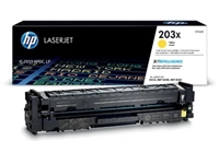 Een HP toner 203X, 2.500 pagina's, OEM CF542X, geel koop je bij Muys Kantoor & Kado