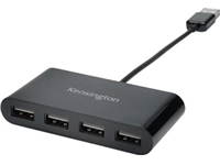 Een Kensington USB 2.0 Hub mini 4-poorten koop je bij Muys Kantoor & Kado