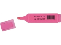 Een Q-CONNECT markeerstift, roze koop je bij Muys Kantoor & Kado