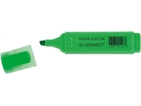 Een Q-CONNECT markeerstift, groen koop je bij Muys Kantoor & Kado