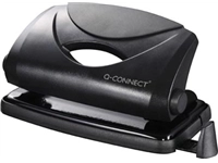 Een Q-CONNECT perforator Light Duty, 10 blad, zwart koop je bij Muys Kantoor & Kado