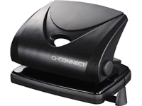 Een Q-CONNECT perforator Medium Duty, 20 blad, zwart koop je bij Muys Kantoor & Kado