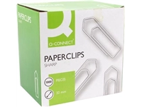 Een Q-CONNECT papierklemmen, 32 mm, doos van 1000 stuks koop je bij Muys Kantoor & Kado