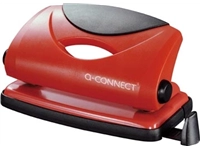 Een Q-CONNECT perforator Light Duty, 10 blad, rood koop je bij Muys Kantoor & Kado