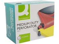 Een Q-CONNECT perforator Medium Duty, 20 blad, rood koop je bij Muys Kantoor & Kado