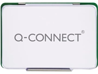 Een Q-CONNECT stempelkussen, ft 90 x 55 mm, groen koop je bij Muys Kantoor & Kado