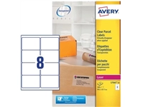 Een Avery L7565-25 verzendetiketten ft 99,1 x 67,7 mm (b x h), 200 etiketten, transparant koop je bij Muys Kantoor & Kado