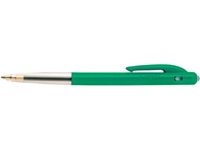 Een Bic balpen M10 Clic schrijfbreedte 0,4 mm, medium punt, groen koop je bij Muys Kantoor & Kado