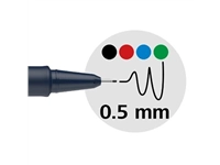 Een Schneider fineliner Pictus, etui van 5 stuks, assorti koop je bij Muys Kantoor & Kado