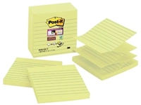 Een Post-it Super Sticky Z-notes, 90 vel, ft 101 x 101 mm, gelijnd koop je bij Muys Kantoor & Kado