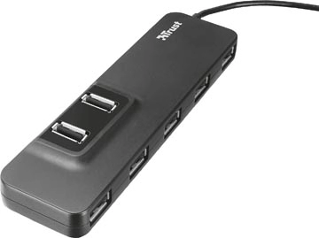 Een Trust Oila USB 2.0 Hub 7-poorten koop je bij Muys Kantoor & Kado