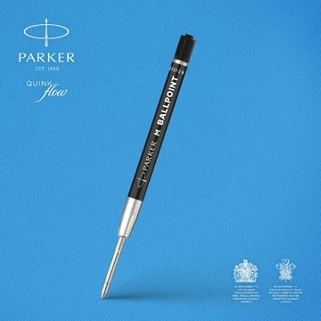 Een Parker ECO balpen navulling, medium, zwart, 20 stuks koop je bij Muys Kantoor & Kado