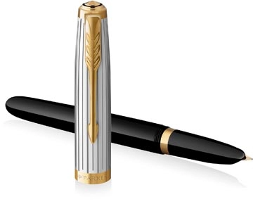 Een Parker 51 Premium vulpen fijn, zwart GT koop je bij Muys Kantoor & Kado