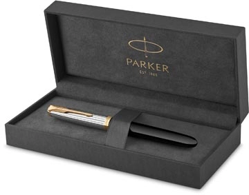 Een Parker 51 Premium vulpen fijn, zwart GT koop je bij Muys Kantoor & Kado