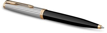 Een Parker 51 Premium balpen zwart GT koop je bij Muys Kantoor & Kado