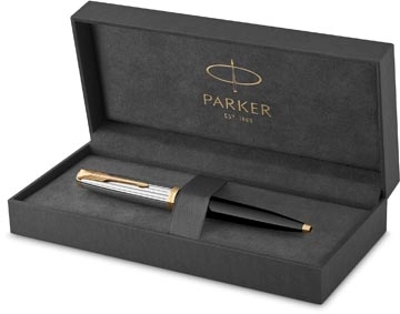 Een Parker 51 Premium balpen zwart GT koop je bij Muys Kantoor & Kado