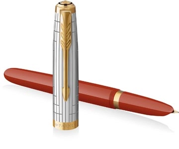 Een Parker 51 Premium vulpen fijn, vuurrood GT koop je bij Muys Kantoor & Kado