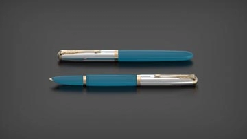 Een Parker 51 Premium vulpen fijn, turkoois GT koop je bij Muys Kantoor & Kado