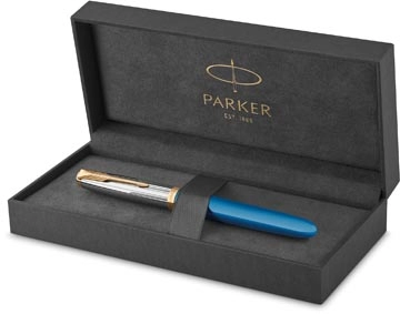 Een Parker 51 Premium vulpen fijn, turkoois GT koop je bij Muys Kantoor & Kado